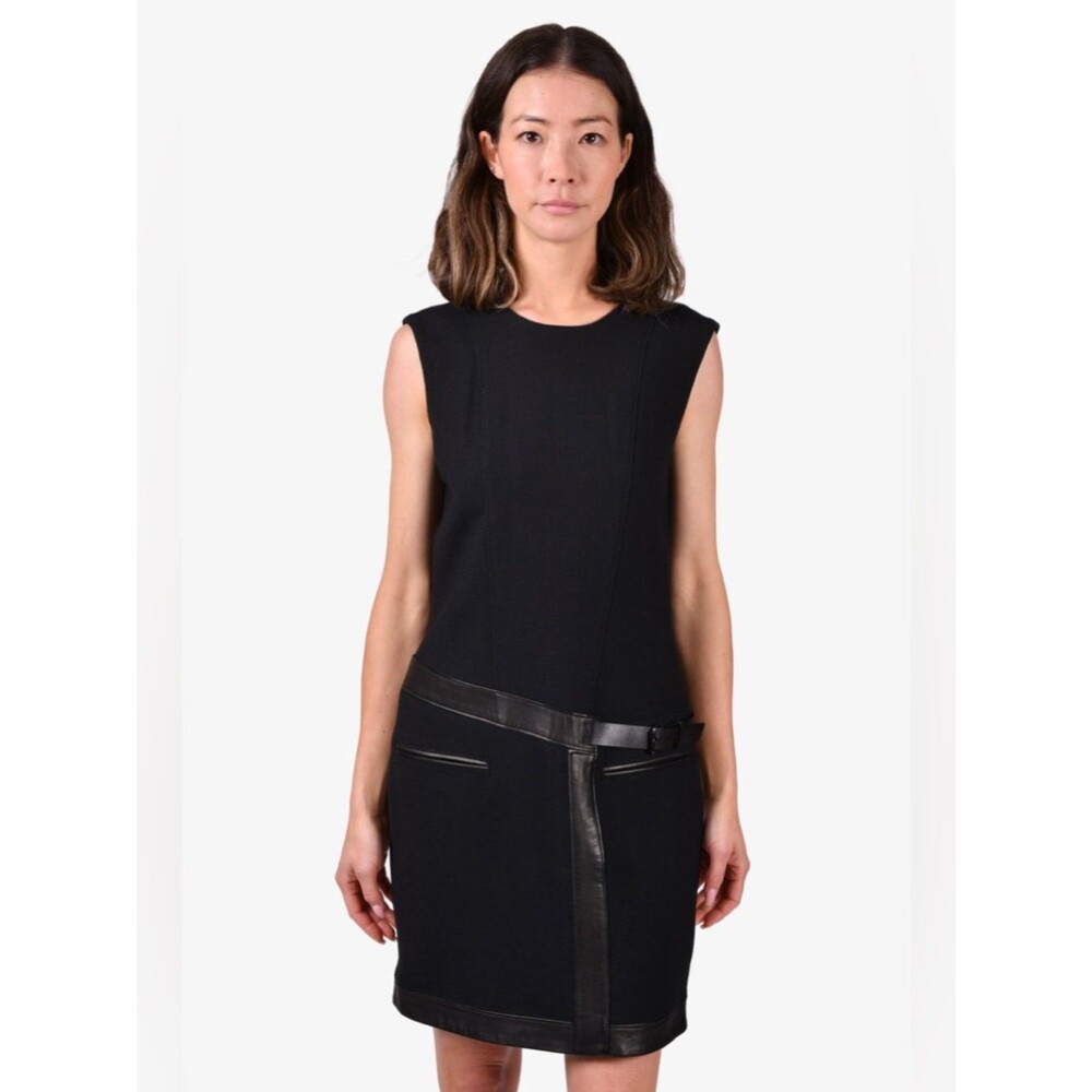 Helmut Lang Sleeveless Sheath Mini Dress in Black 2
